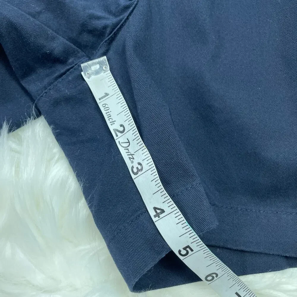 Vintage 90s Club Room Navy Pleated Classic Chino Shorts Preppy Old Money Dad